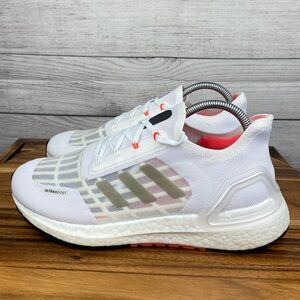 adidas | Shoes | Adidas Ultraboost Summerrdy White Black Solar Red Shoe  Eg773 Mens Size 75 | Poshmark